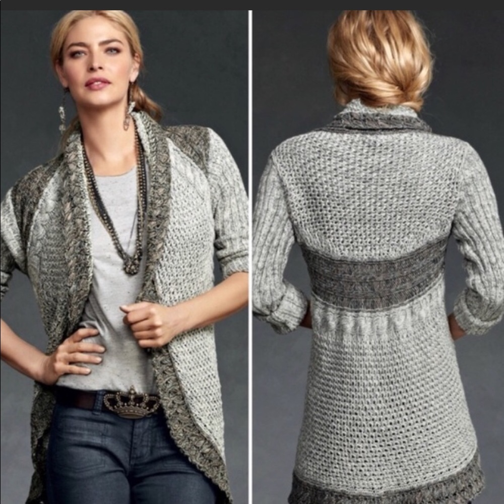 CAbi Shadow Circle Cardigan Style 910